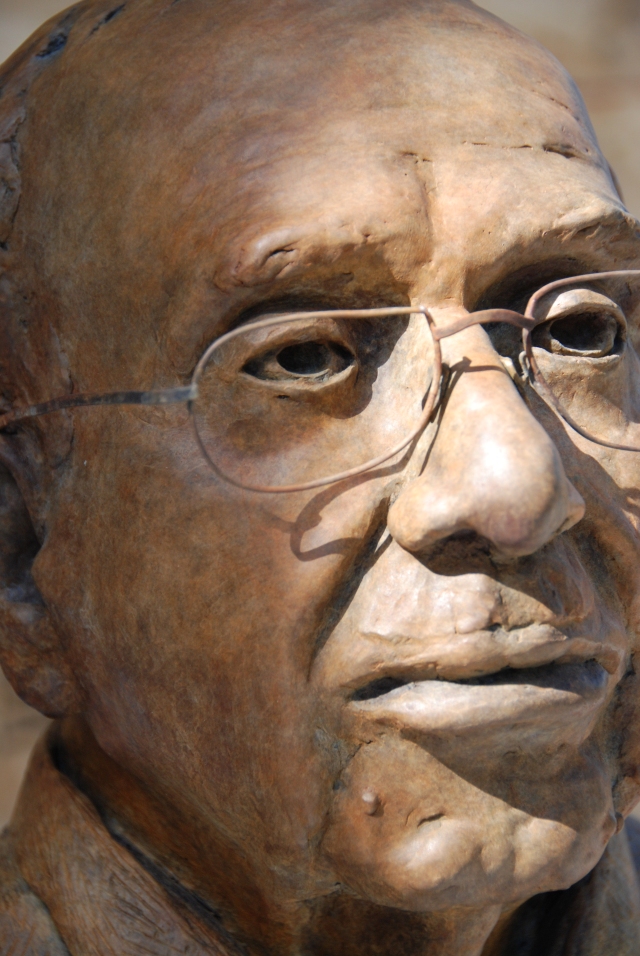 Joe Smiddy - bronze bust for the University of Virginia at Wise
